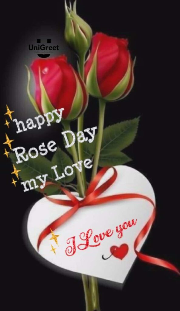 happy rose day my love i love you
