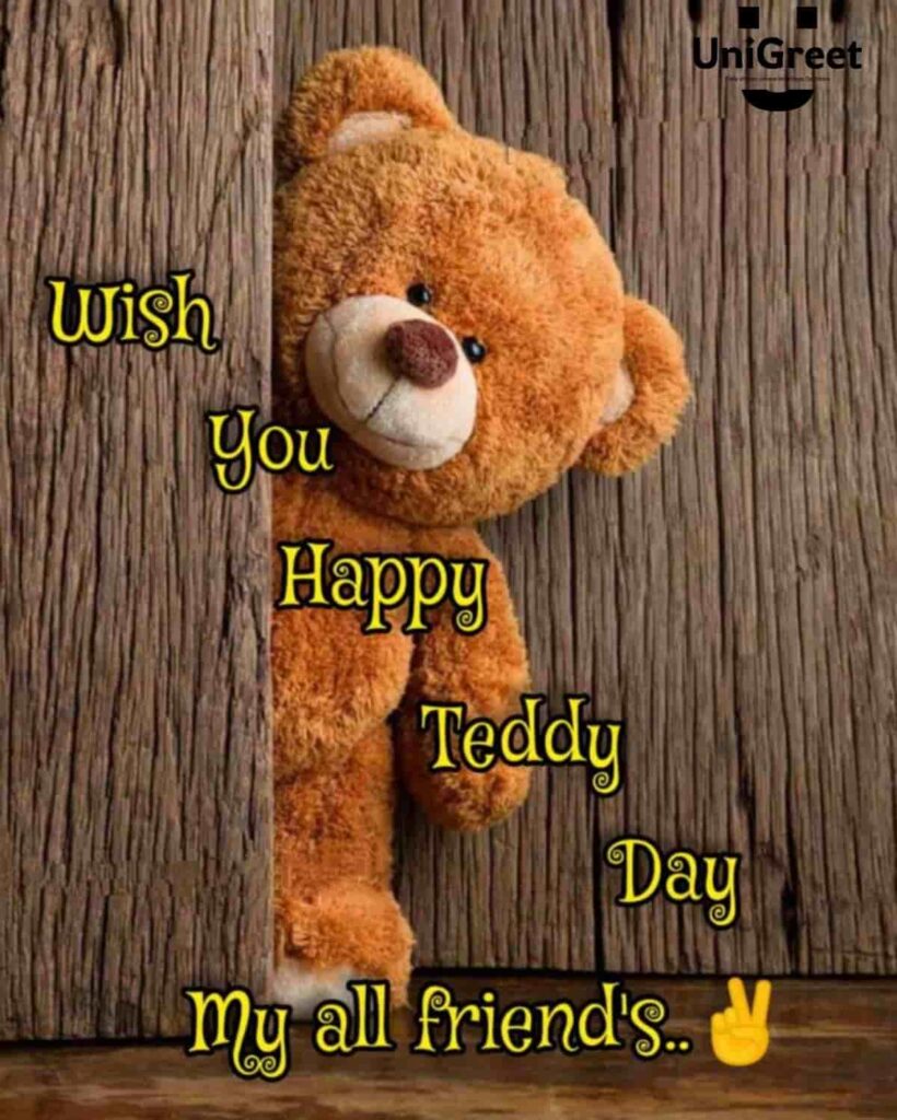 happy teddy day images for friends