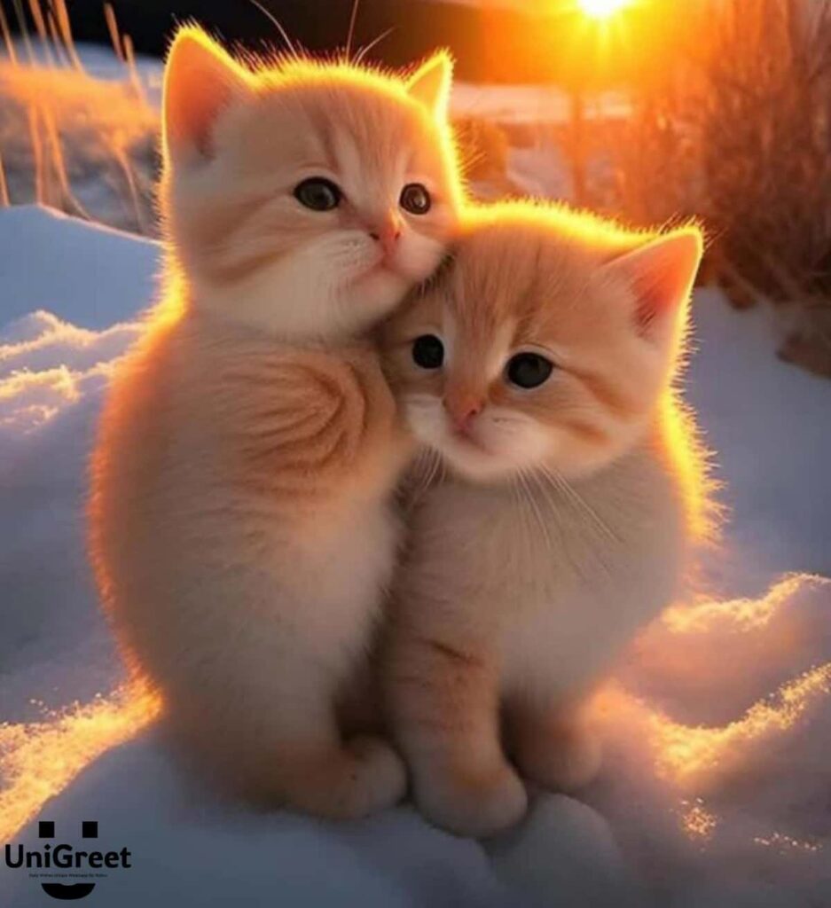 Cute cat love images