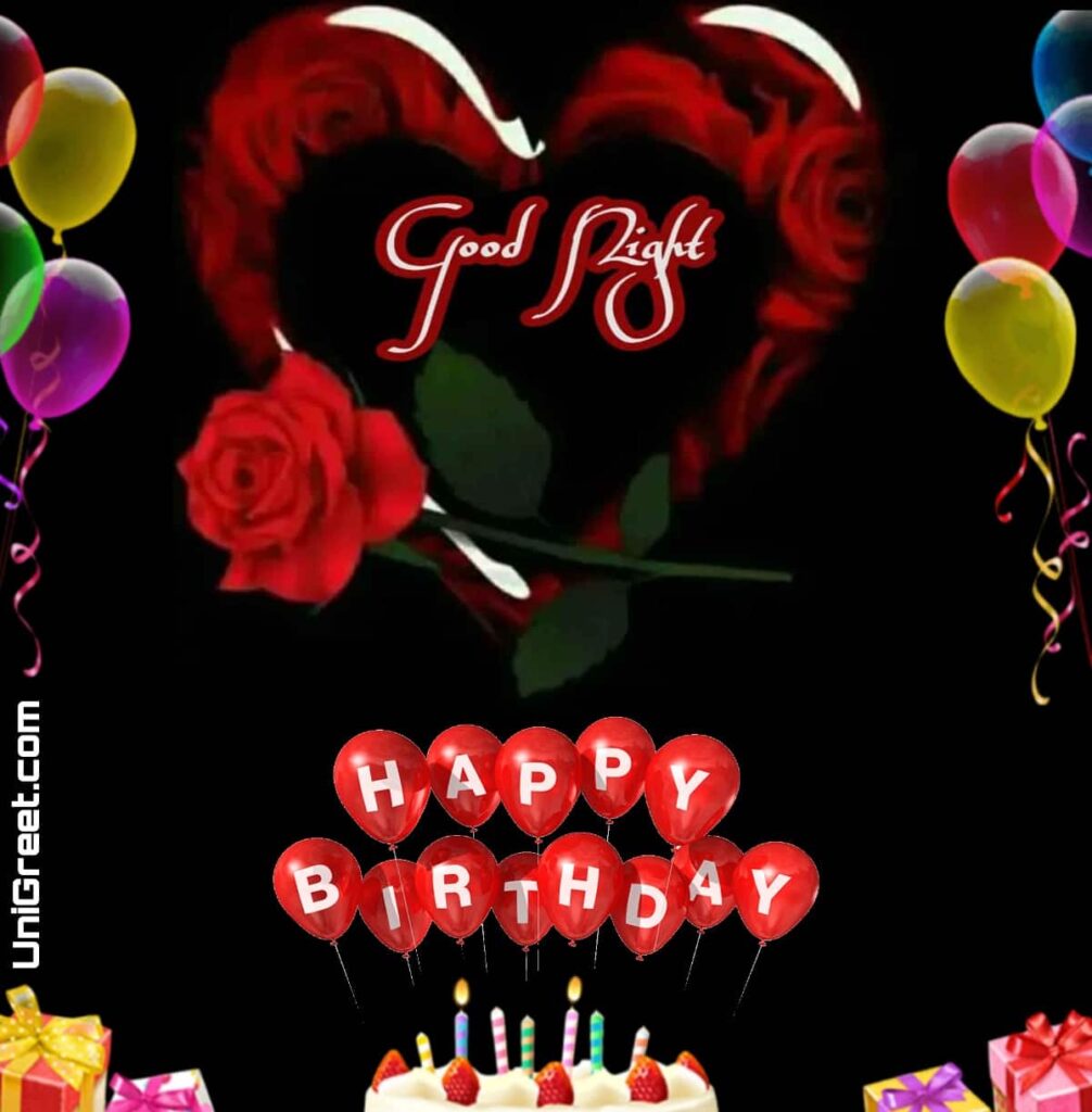 Happy birthday good night images Happy birthday good night images