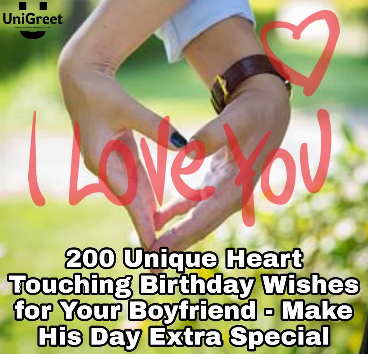 Heart Touching Birthday Wishes for Your Boyfriend