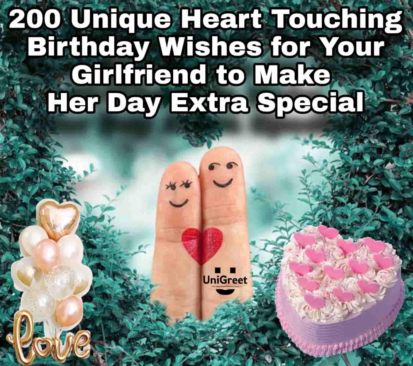 200 Unique Heart Touching Birthday Wishes for Your Girlfriend to ...