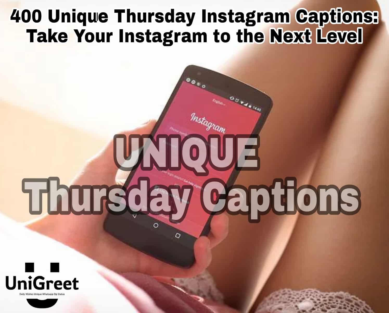 Perfect Thursday Captions for Instagram