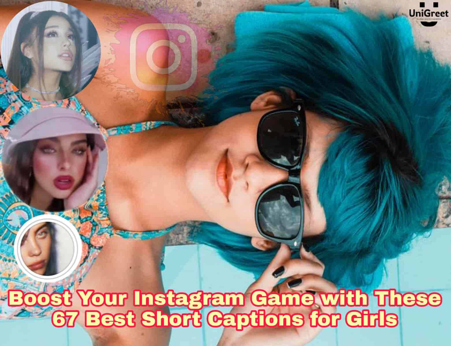 Short captions for Instagram for girl