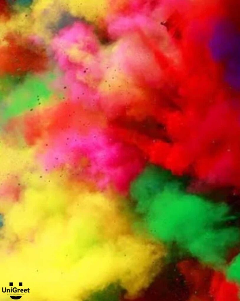 Image of Holi Colours Powder Scattered On White Background With Colours  Scattered Splash Top View Of Holi Colors For Indian Festival Of Colour  Background Wallpaper Holi Themed Poster Concept To WriteQA552544Picxy