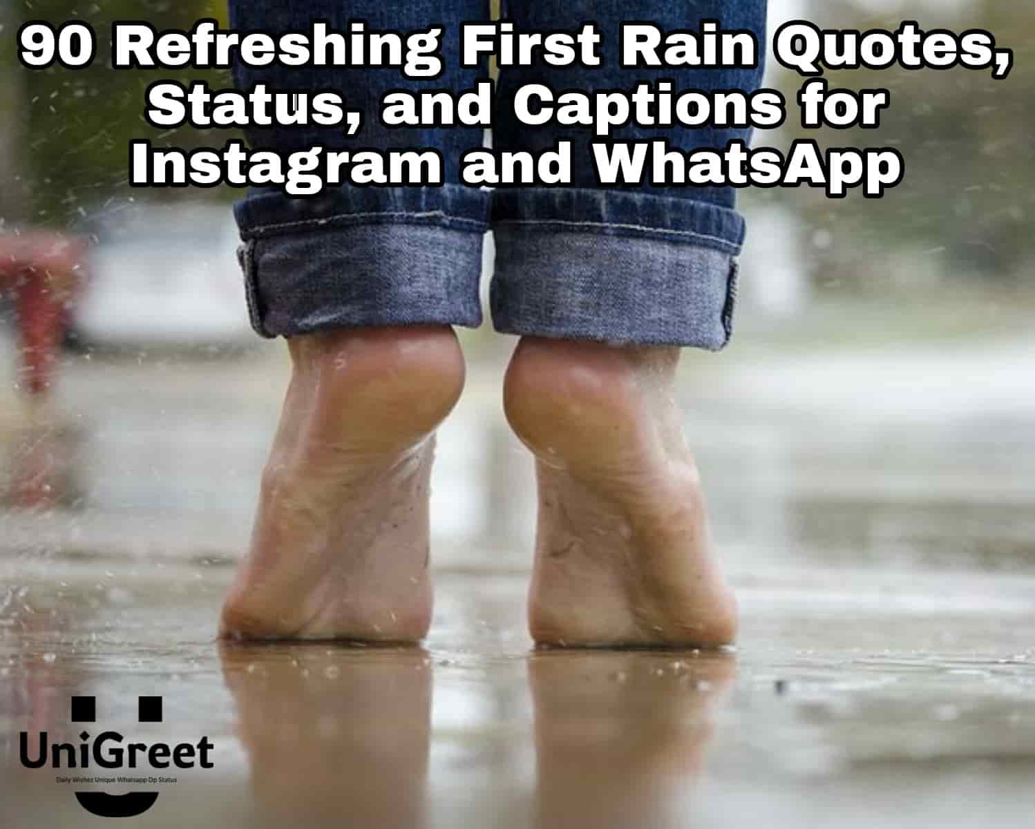90 Refreshing First Rain Quotes, Status, and Captions for Instagram and WhatsApp