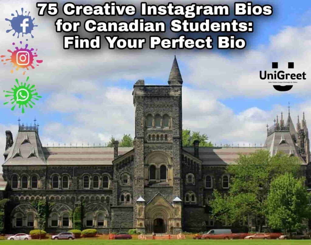 Instagram Bios for Canadian Students