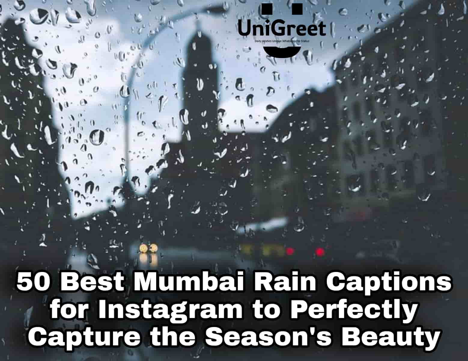 Mumbai Rain Captions for Instagram