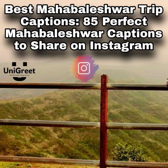 Best Mahabaleshwar Trip Captions 85 Perfect Mahabaleshwar Captions to