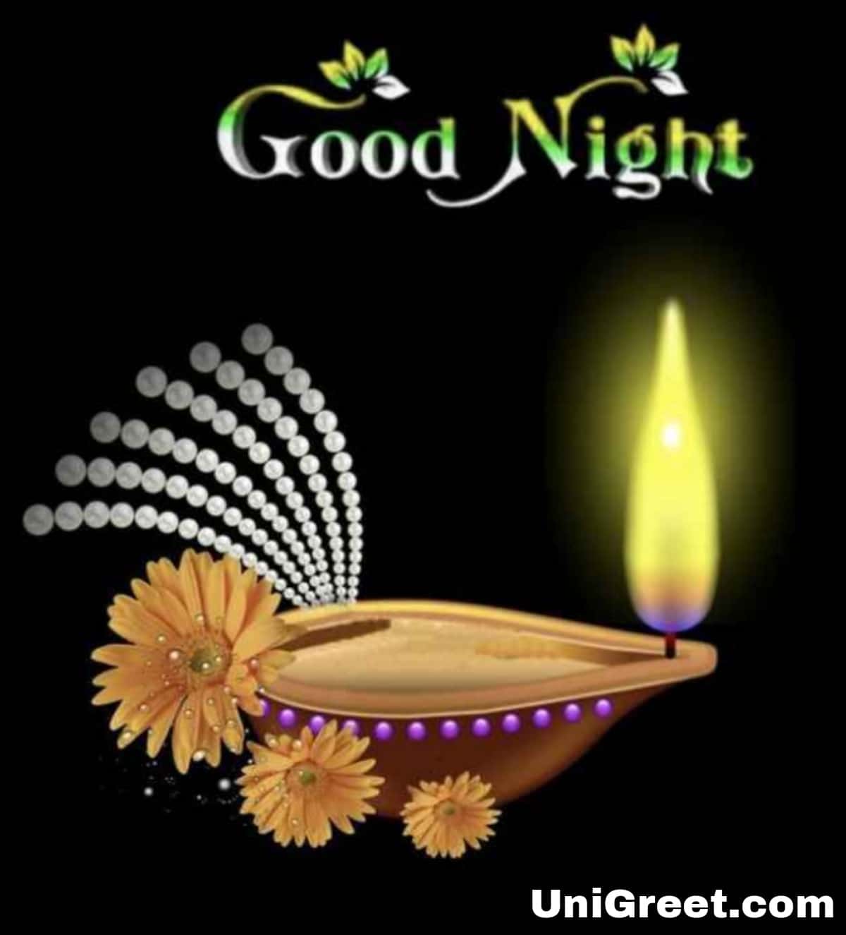 New Good night image for Diwali